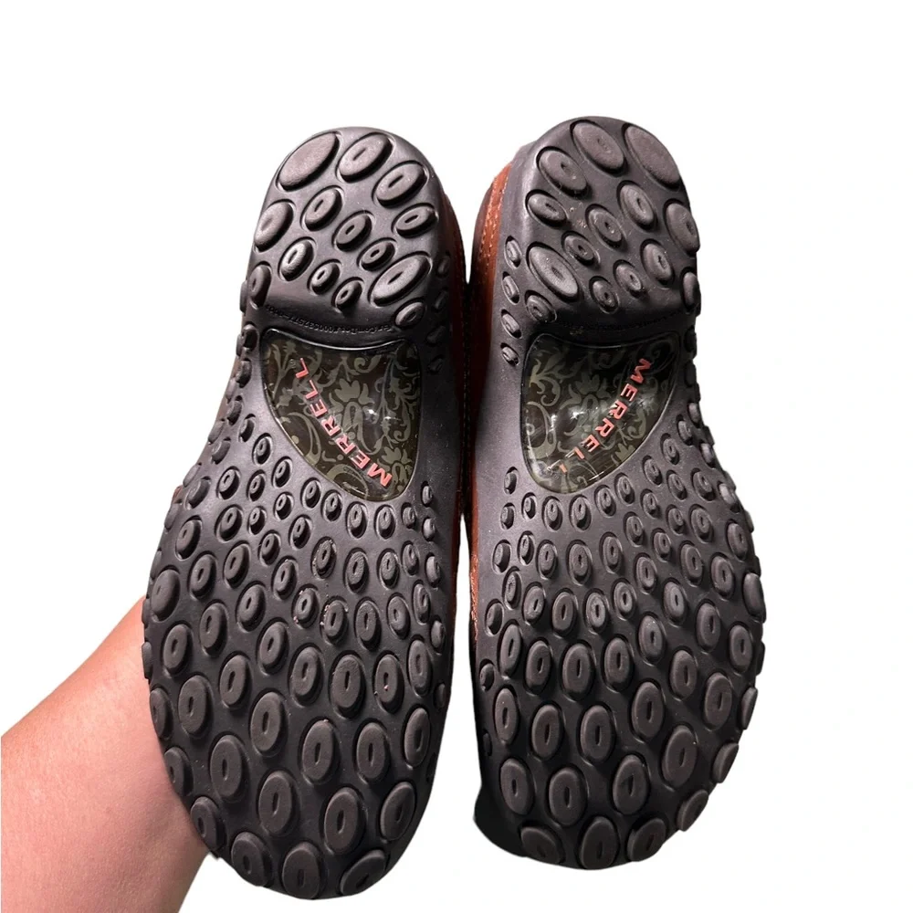Merrell Brown Suede Mary Jane Slip-On 6.5